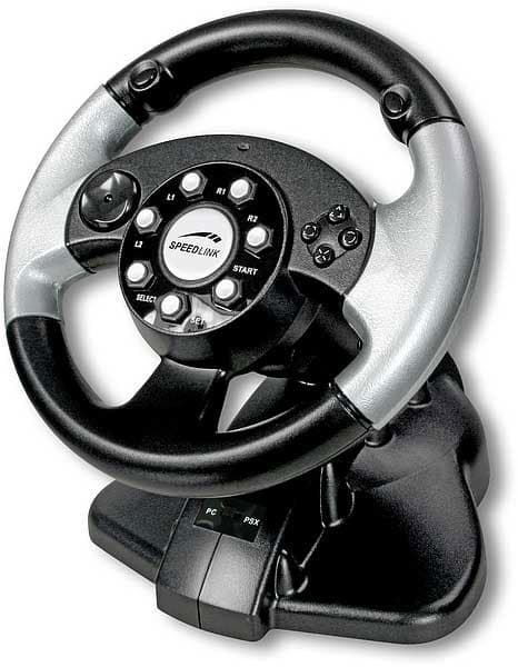 SpeedLink Volan za PC i PlayStation Silver Lightning 03JV6682 