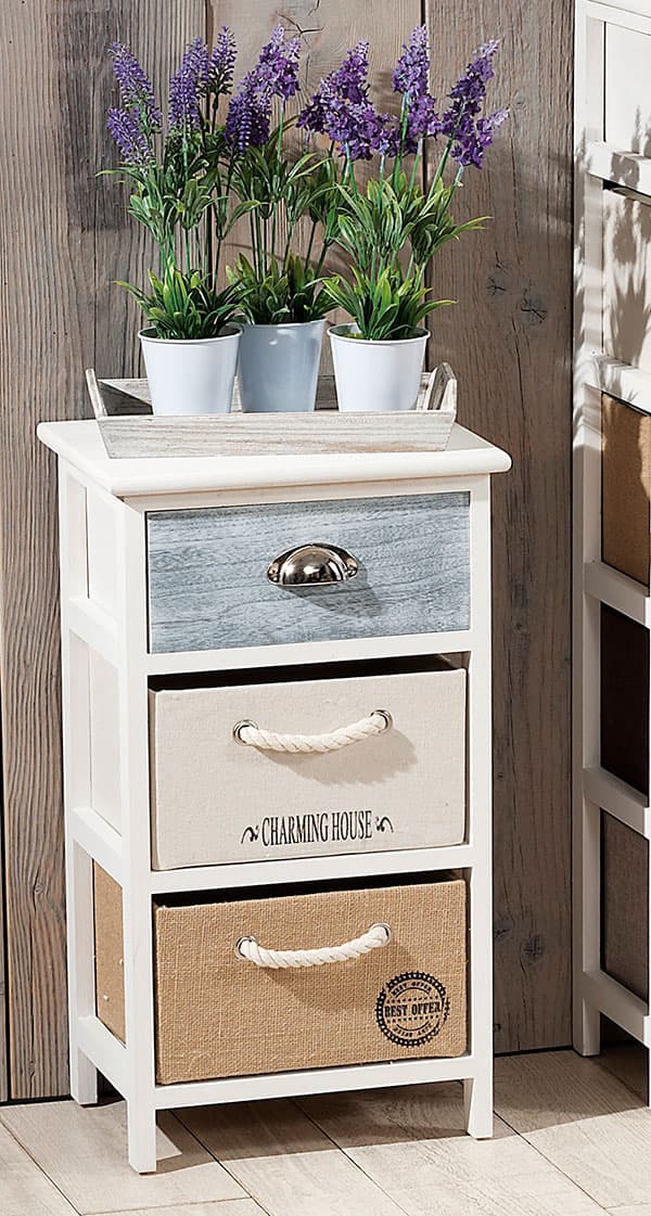 Shabby Chic Komoda Sa 3 Fioke Jolly Casa