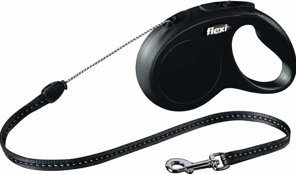 Trixie Povodac za psa M Flexi New Classic Black 11791