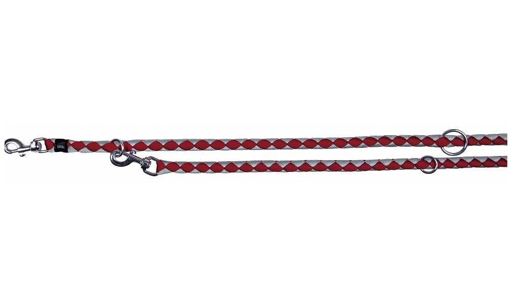 Trixie Cavo Podesivi povodac za pse L-XL red/silver 14363