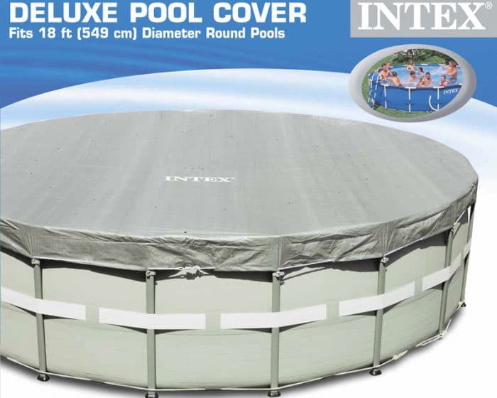Pokrivka Za Bazene Sa Metalnom Konstrukcijom Prečnika 549 cm Intex 28041