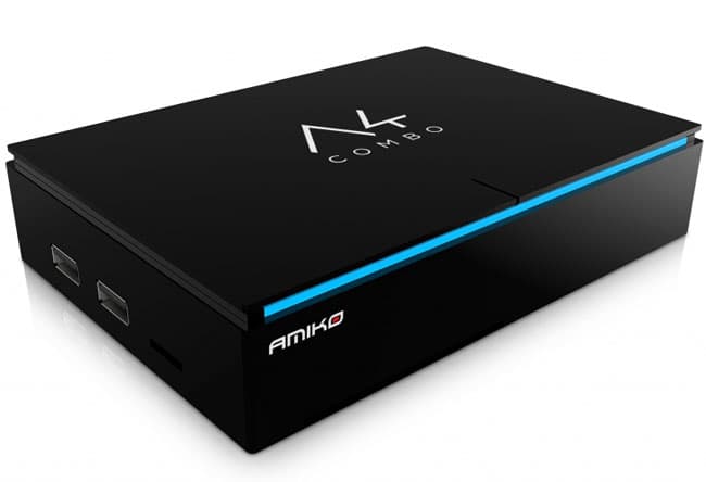 Amiko A4 Combo Android Smart prijemnik TV signala DVB-T2, C, S, S2