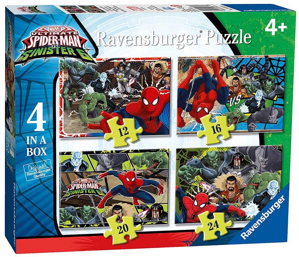 Ravensburger puzzle 72 delova -  Spiderman, 4 u 1 06867