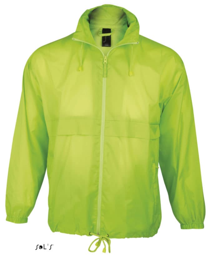 Sols Vetrovka - jakna za vetar Surf Neon Lime veličina XXL 32000