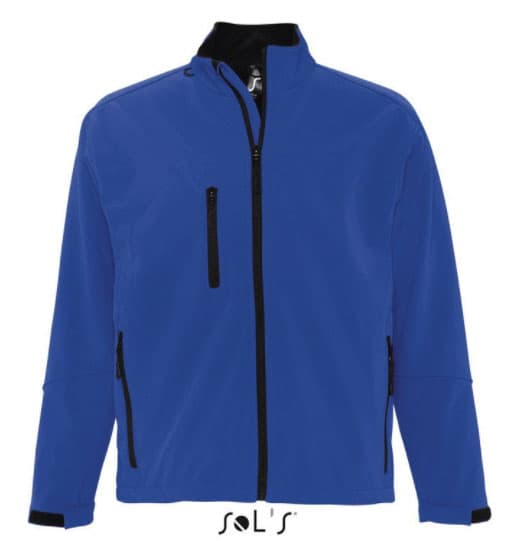Softshell muška jakna Sols Relax Royal Blue M 46600