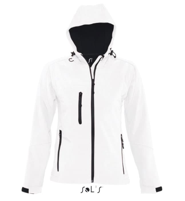 Sols Ženska Softshell jakna sa kapuljačom Replay White veličina L 46802