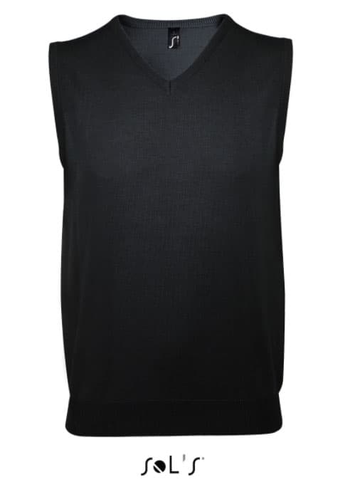 Sols Unisex prsluk Gentleman Black veličina L 00591