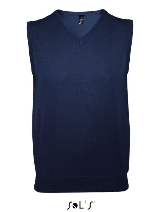 Sols Prsluk - pulover uniseks Gentleman Navy veličina S 00591