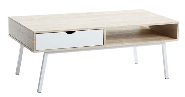 Stočić Aba 60x120 hrast-bela