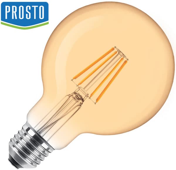 LED filament sijalica dimabilna toplo bela 6W LS-G80FDA-WW-E27/6