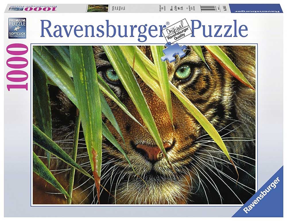 Ravensburger puzzle Animal Kingdom Collection - Mysterious Tiger 1000 delova RA19486