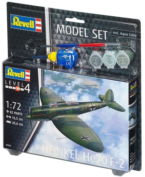 Revell maketa aviona sa priborom Model Set Heinkel He70 F-2 RV63962/5006
