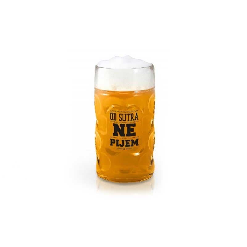 Krigla Čaša za pivo Od sutra ne pijem