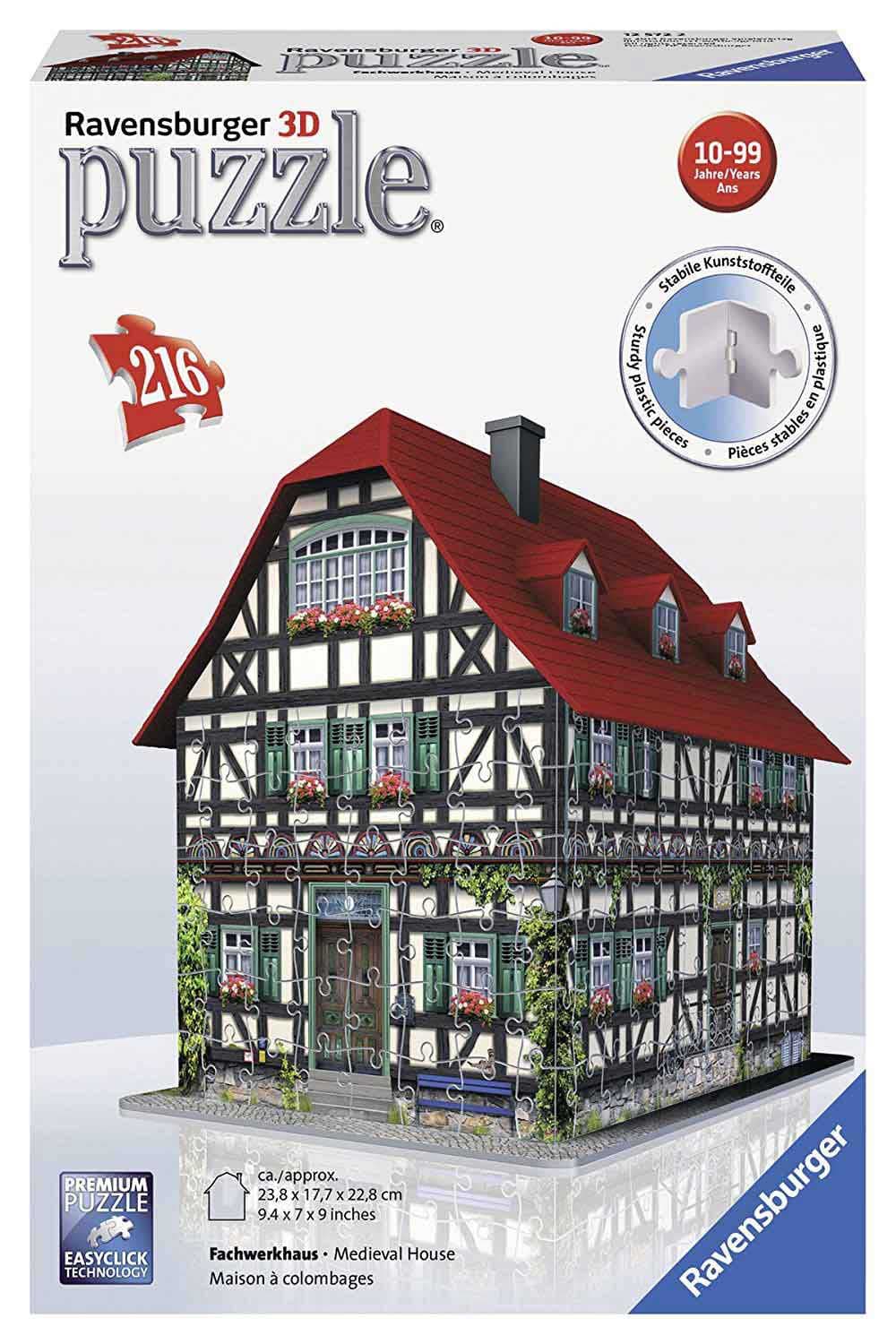 Ravensburger 3D puzzle Medieval House 216 delova RA12572