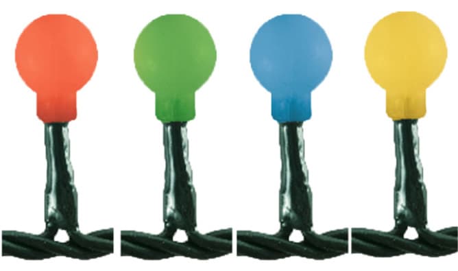 Svetleće loptice za jelku multicolor 100LED 8 metara