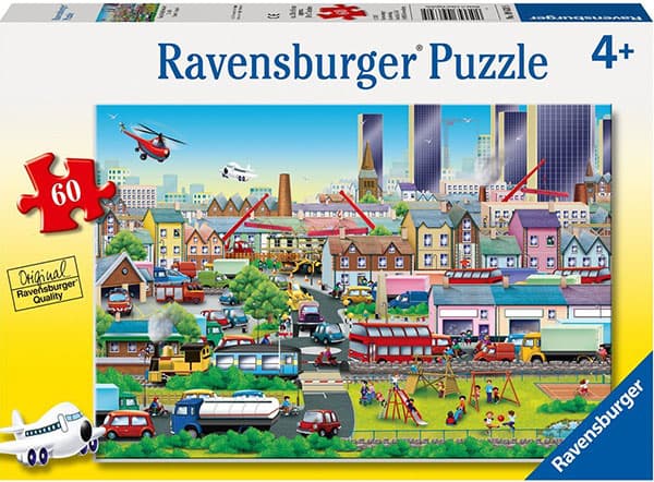 Ravensburger puzzle Dečije puzle - 60 - 1:1 - Busy Neighborhood - 60 delova RA09630