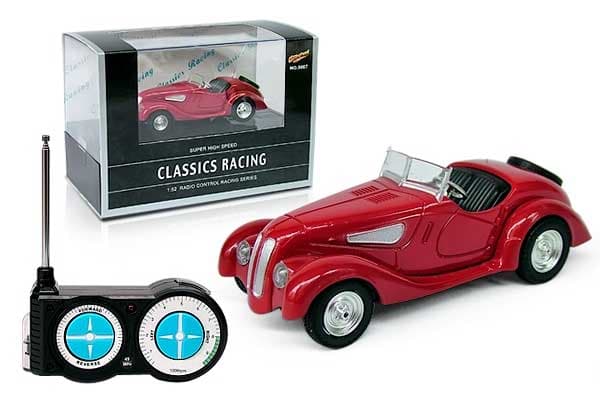Mini Classic Racing autić sa daljinskim upravljanjem crveni