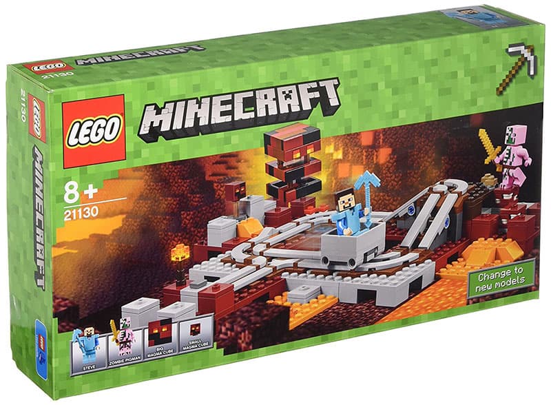 LEGO® Minecraft kocke The Nether Railway - Neder železnica 387 delova 21130