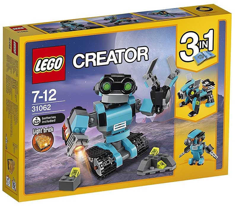 LEGO® Creator kocke 3 in 1 - Robo Explorer – Robo-istraživač 205 delova 31062