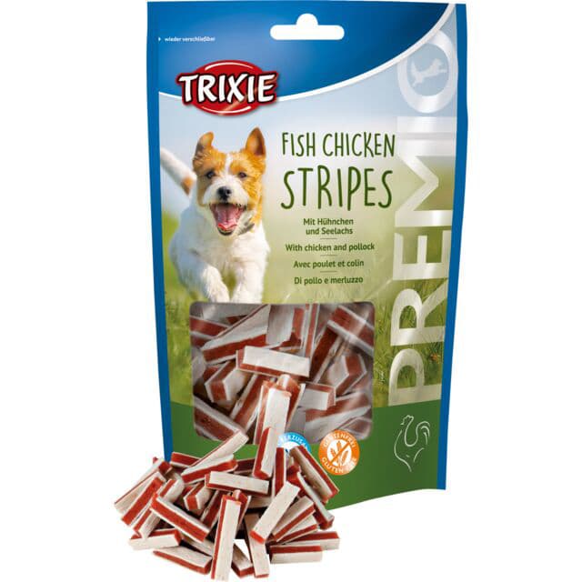 Trixie Hrana Za Pse - Poslastice Premio Trake od ribe i piletine 300g 31803