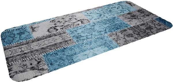 Prostirka za kupatilo Patchwork 60x100 plava