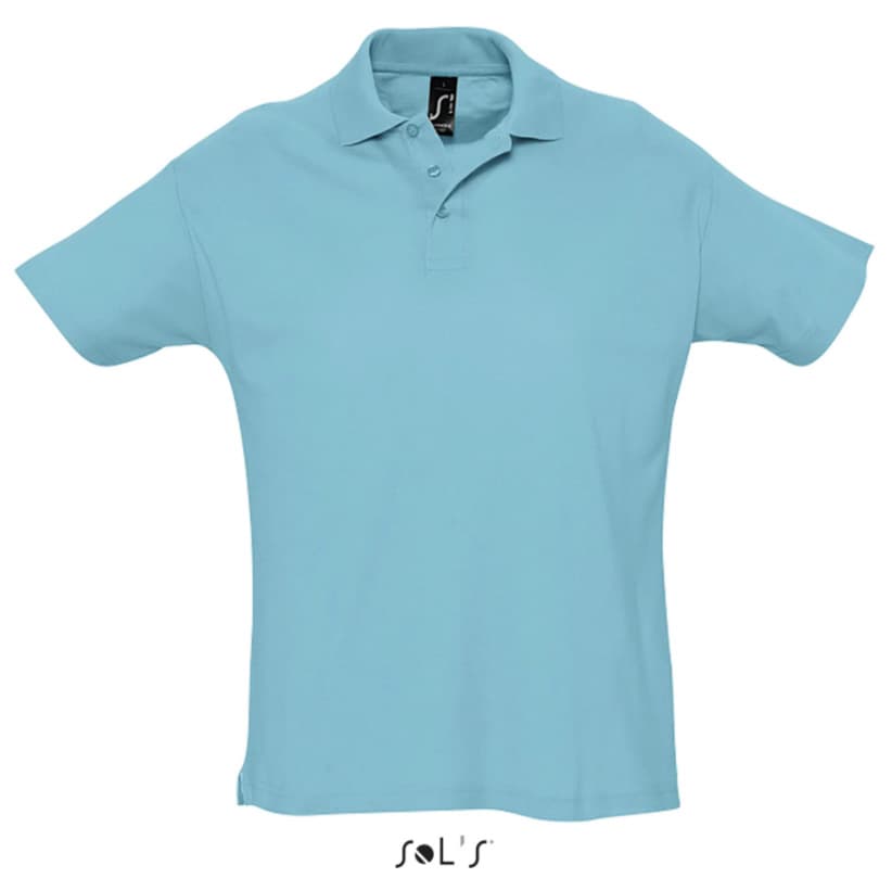 Sols Muška polo majica Summer II Atoll Blue veličina XS 11342