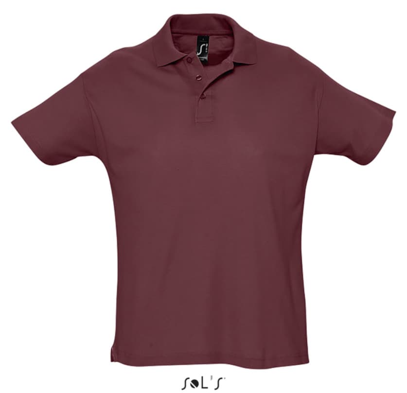 Sols Muška polo majica Summer II Burgundy veličina L 11342