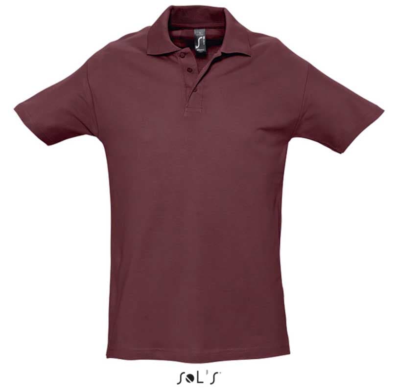 Sols Polo majica za muškarce Spring II Burgundy veličina L 11362