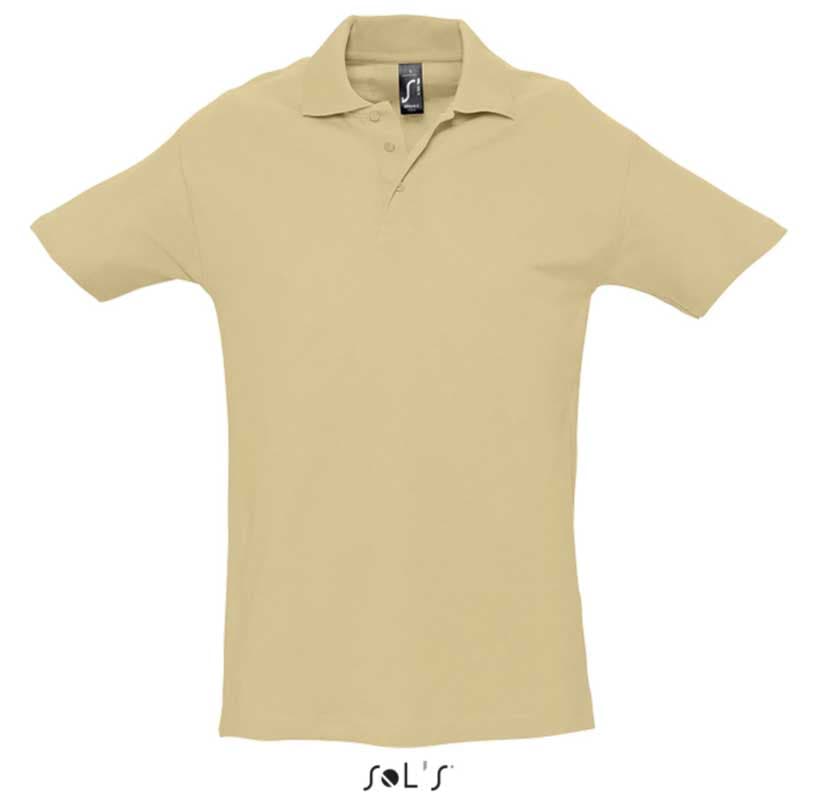 Sols Polo majica za muškarce Spring II Sand veličina L 11362