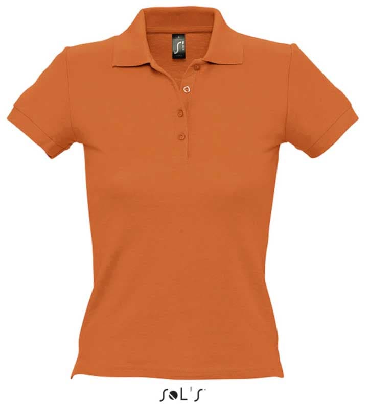 Polo majica za žene Sols People Orange veličina XXL 11310