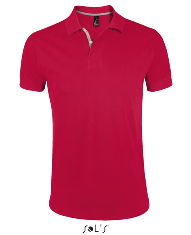 Sols Portland Muška majica sa kragnom vel. XL Red 00574