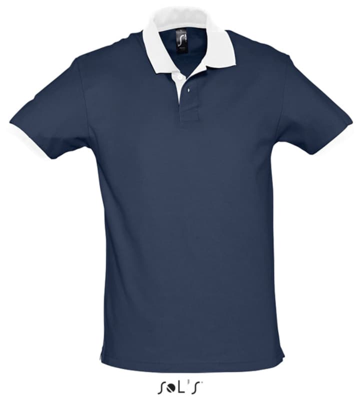 Muška majica sa kragnom veličina M Sols Prince French Navy/White 11369