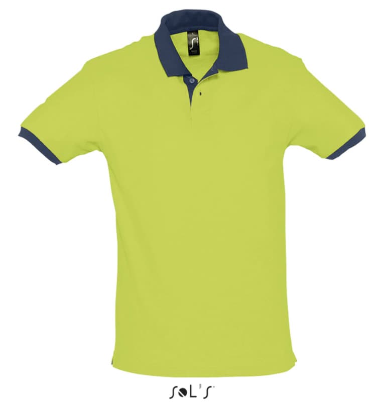 Muška majica sa kragnom veličina XL Sols Prince Apple Green/French Navy 11369