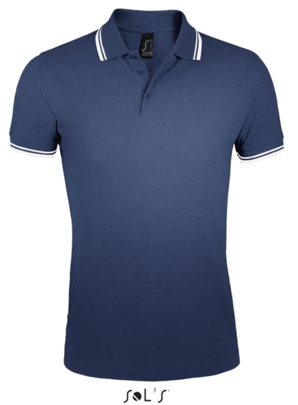 Polo majica za muškarce veličina M Sols Pasadena French Navy/White 00577