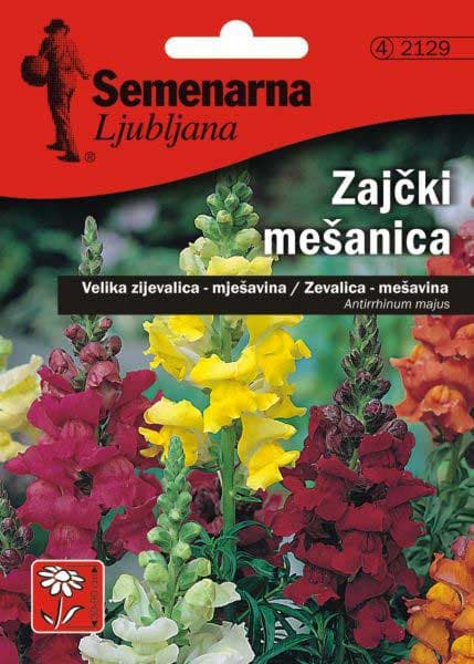 Cveće Zevalica - mešavina - Antirrhinum majus - seme 2129