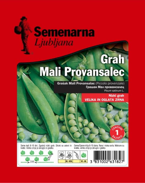Seme za Grašak mali provansalac - Pisum sativum L. 200g