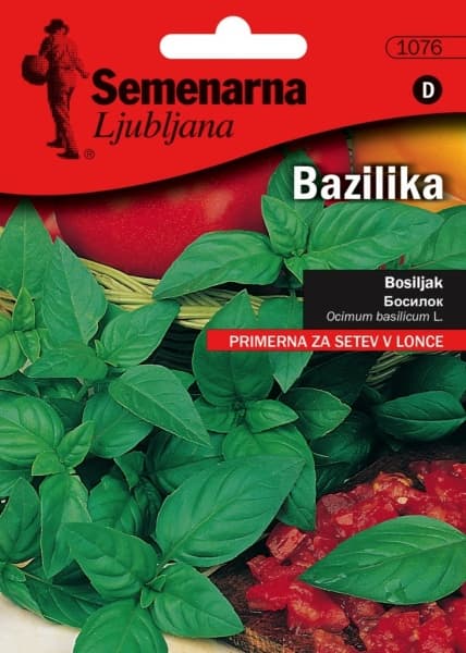 Seme za začinsko bilje - Bosiljak - Ocimum basilicum L. 1076