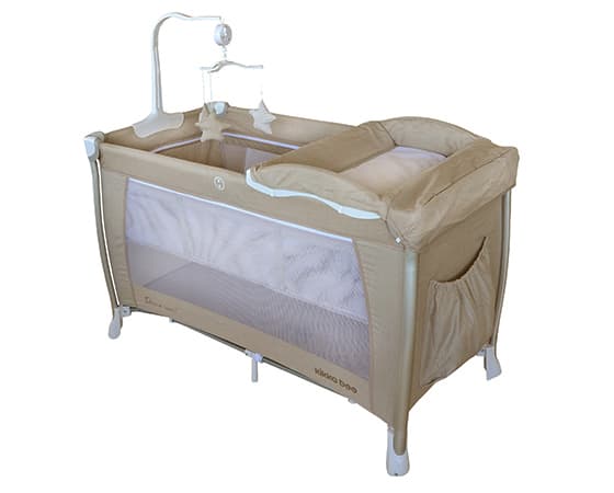 Kikka Boo Prenosivi krevetac DESSINE-MOI 2 nivoa Beige