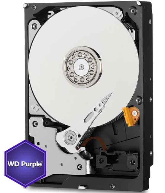 Western Digital Hard disk Purple 2TB WD20PURZ 0130726