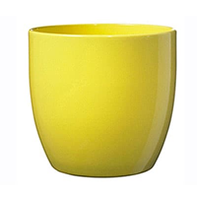 Soendgen keramička saksija Basel 12cm Shiny lemon