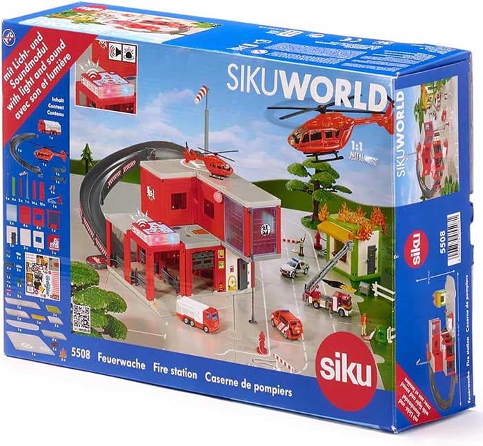 SIKU Igračka Vatrogasna stanica sa vozilima 5508