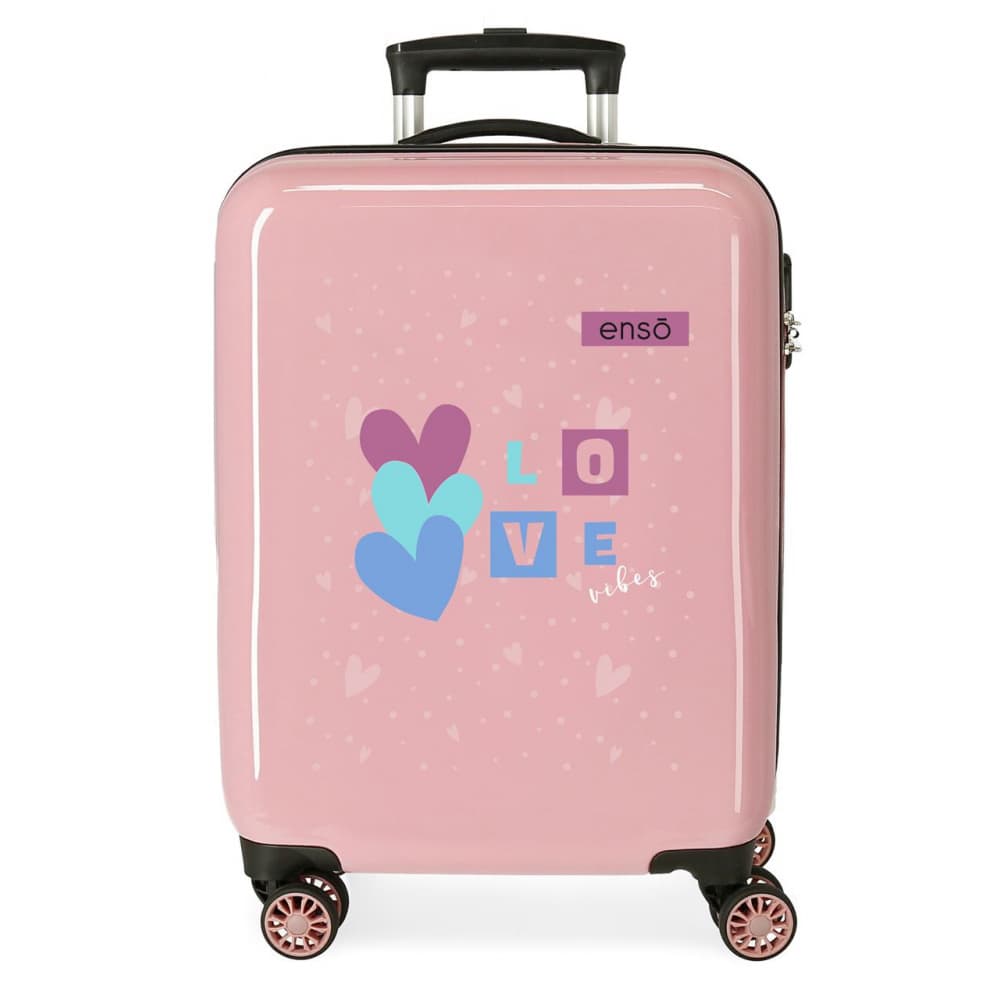 Enso Tvrdi kofer 55cm za putovanje Love Vibes 94517