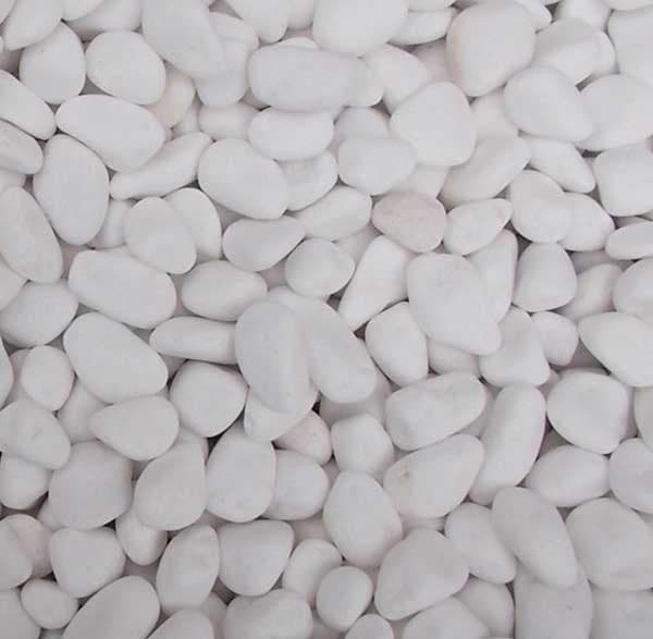 Dekorativni kamen Beli oblutak do 3cm 5kg