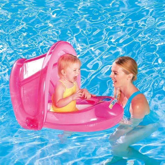 Bestway Plutajuća stolica na naduvavanje sa zaštitom od Sunca za bebe 3409134091-1