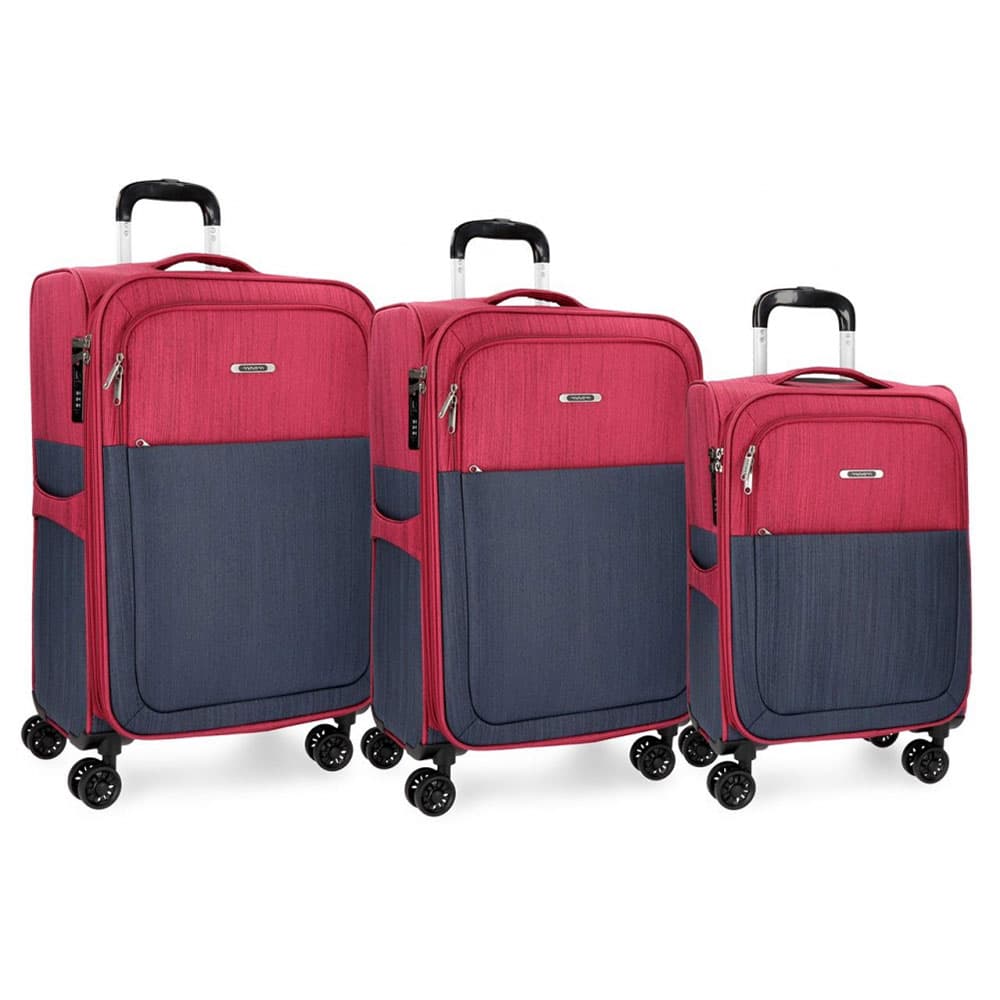 Komplet kofera Movom Tucson Fucsia 53494