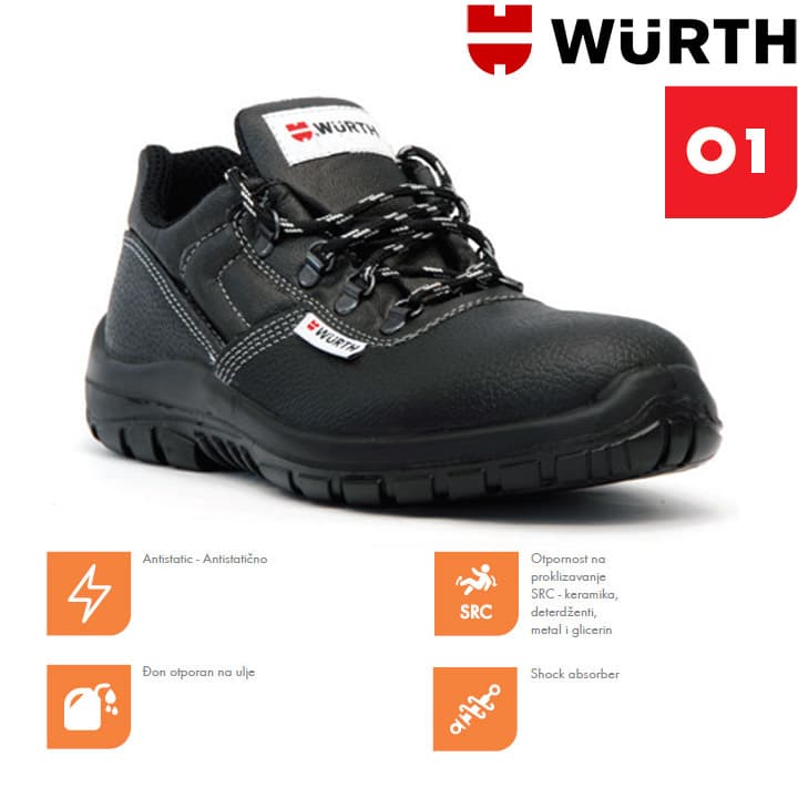 Wurth Radne cipele Corona O1 plitke vel. 46