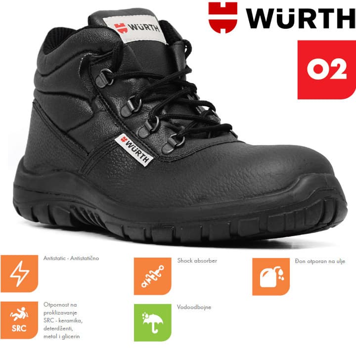 Wurth Radne cipele Libra O2 duboke vel. 47