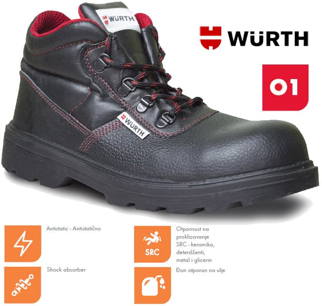 Wurth Radne cipele Tara O1 duboke vel. 46