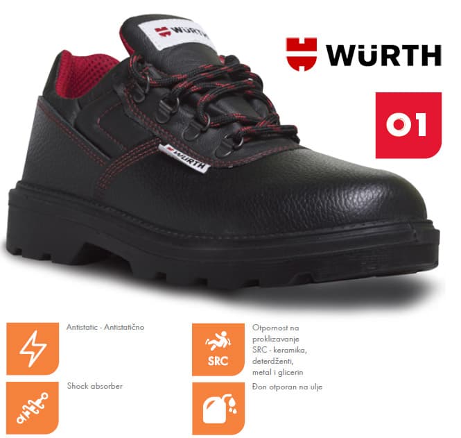 Wurth Radne cipele Tara O1 plitke vel. 45