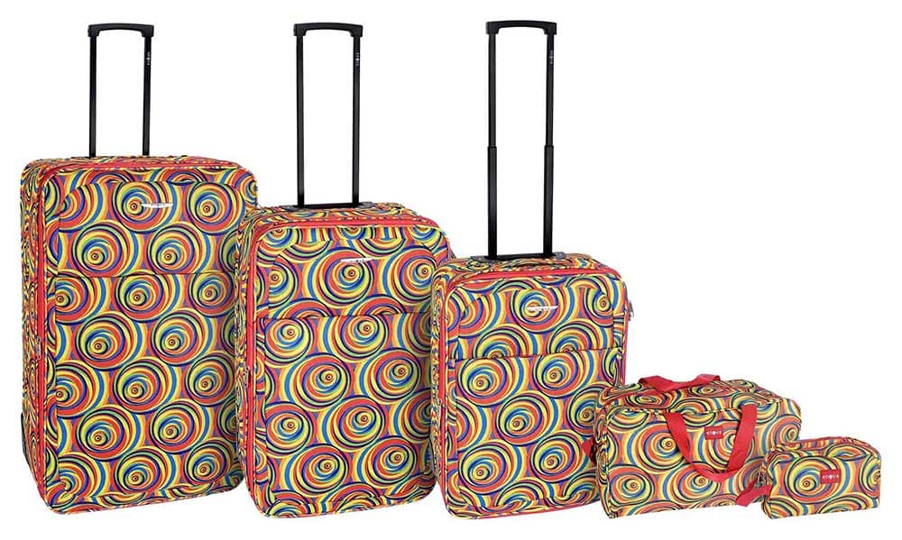 Koferi + putna torba + neseser Enova komplet 5u1 Marbella Circles 507140